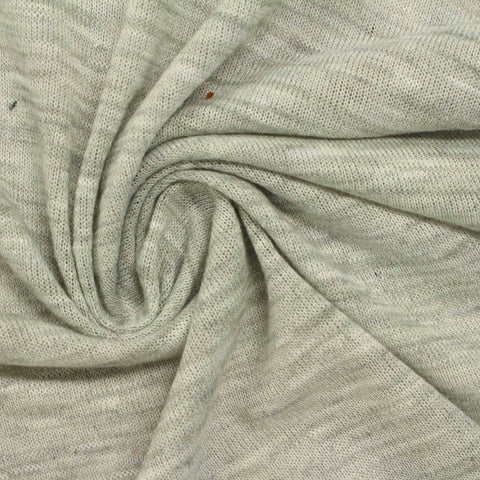 Light Grey Marl Jersey Knit, Polyester, 180 gsm, 150 cm