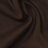 Cotton Stretch Rib Knit Fabric, 277 gsm, 142 cm — Brown — photo 2