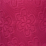 Magenta Floral Jacquard, Polyester — photo 2