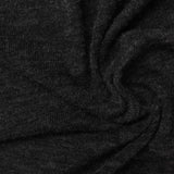 Polyester Viscose Jersey Knit Fabric, 140 gsm, 150 cm — Black — photo 2