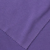 Cotton Polyester Stretch Rib Knit Fabric, 447 gsm, 145 cm — Purple — photo 2