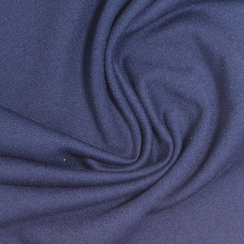 Muted Blue French Terry, Poly-Viscose
