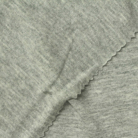 Heather Grey Marl Jersey Knit, Viscose, 160 gsm