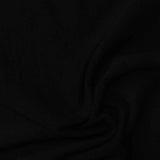 Viscose Acrylic Stretch Jersey Knit Fabric, 310 gsm, 160 cm — Black — photo 2