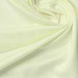 Brushed Polyester Stretch Jersey Knit Fabric, 160 gsm — White — photo 2