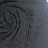 Polyester Viscose Stretch Rib Knit Fabric, 311 gsm, 133 cm — Grey — photo 2