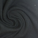 Polyester Cotton Stretch Rib Knit Fabric, 380 gsm, 113 cm — Grey — photo 2