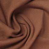 Cotton Polyester Stretch Rib Knit Fabric, 410 gsm, 170 cm — Brown — photo 2