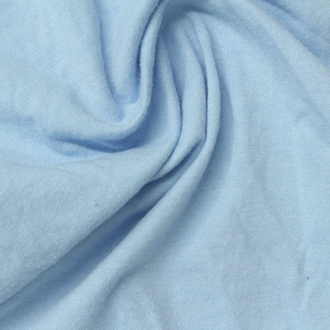 100% Cotton Jersey Knit Fabric, 160 gsm, 188 cm — Blue