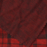 Red Plaid Jacquard, Poly-Cotton — photo 2