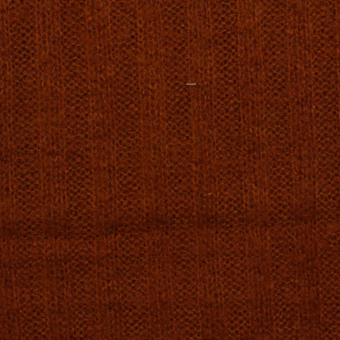 Brushed Acrylic Polyester Rib Knit Fabric, 265 gsm, 155 cm — Red