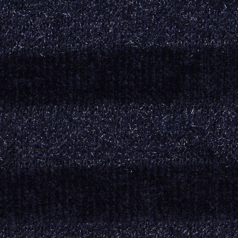 Navy Marl Chenille, Polyester