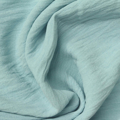 100% Polyester Milk Silk Knit Fabric, 160 gsm — Blue