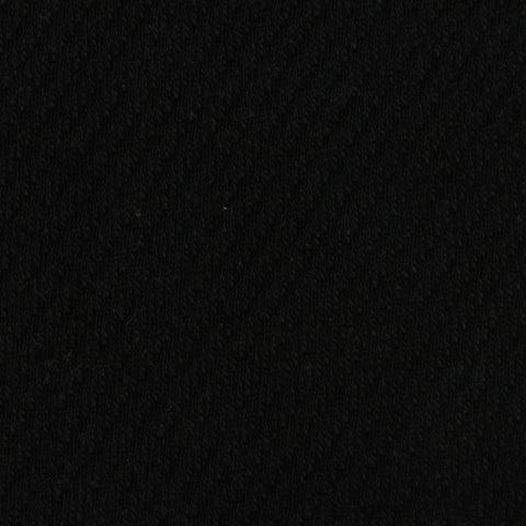 100% Cotton French Terry Fabric, 296 gsm, 158 cm — Black