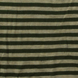 Green Horizontal-Stripe Knit, Viscose — photo 2