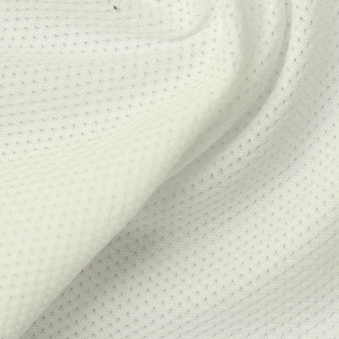 Off-White Tone-on-Tone Dot Warp Knit, Polyester