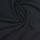 Cotton Polyester Jersey Knit Fabric, 200 gsm, 165 cm — Black — photo 2