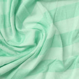 Yarn-Dyed Polyester Viscose Stretch Jersey Knit Fabric, 160 gsm, 170 cm — Green — photo 2