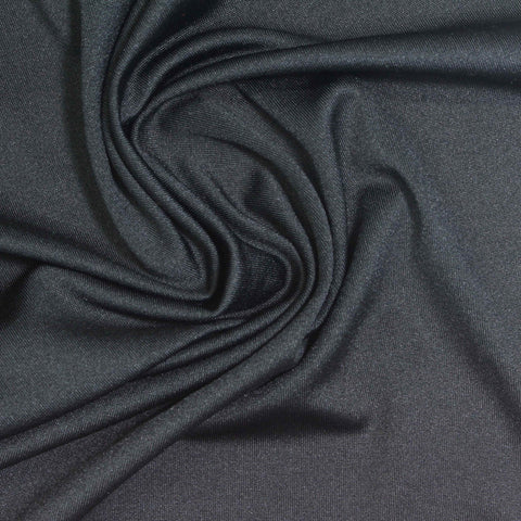 Dark Grey Marl Milk Silk Knit, Polyester, 170 gsm