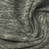 Heather Grey Marl Interlock Knit, Viscose-Poly — photo 2