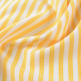 Yellow Vertical-Stripe Interlock Knit, Polyester — photo 2