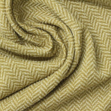 Beige Herringbone Jersey Knit, Polyester — photo 2