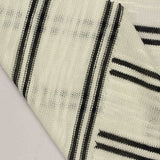 Black Stripes Jersey Knit, Viscose-Poly — photo 2