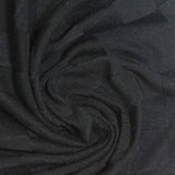 Black Tone-on-Tone Pointelle Knit, Viscose-Acrylic — photo 2