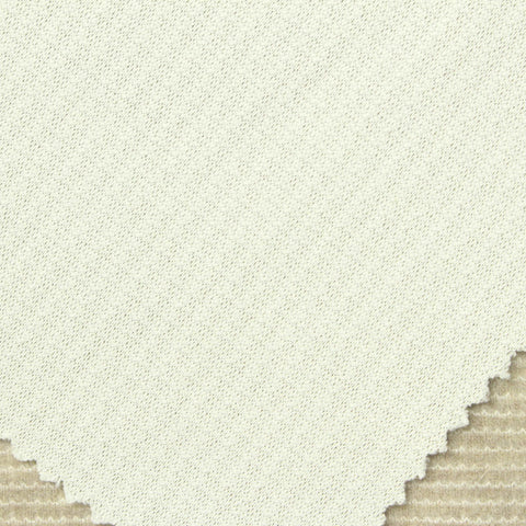 Light Beige Heather Interlock Knit, Poly-Viscose