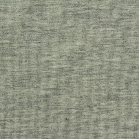 Heathered Sage Marl Jersey Knit, Poly-Viscose