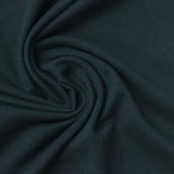 Brushed Polyester Stretch Milk Silk Knit Fabric, 205 gsm, 165 cm — Black — photo 2