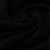 100% Polyester Knit Fabric, 230 gsm, 152 cm — Black — photo 2