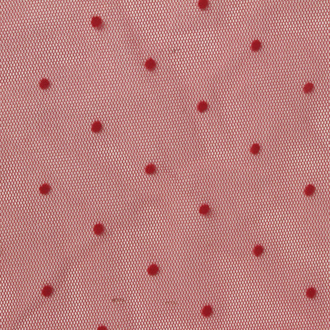 Red Dots Mesh, Polyester