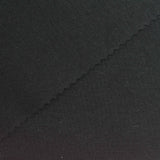 Cotton Polyester Scuba Knit Fabric, 280 gsm, 180 cm — Black — photo 2