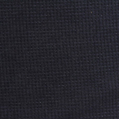 Polyester Stretch Waffle Knit Fabric, 306 gsm, 188 cm — Navy