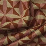 Brown Geometric Jacquard, Polyester — photo 2