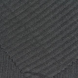 Polyester Stretch Rib Knit Fabric, 270 gsm, 135 cm — Grey — photo 2