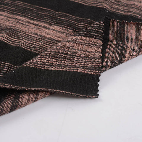Black Vertical-Stripe Chunky Knit, Acrylic