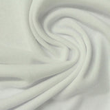 Cotton Polyester French Terry Fabric, 220 gsm — White — photo 2