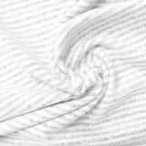 Grey Horizontal-Stripe Chunky Knit, Viscose-Poly — photo 2