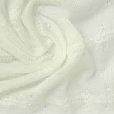 Off-White Small-Floral Chunky Knit, Polyester — photo 2