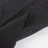 Viscose Nylon Stretch Bengaline Fabric, 250 gsm, 147 cm — Black — photo 2