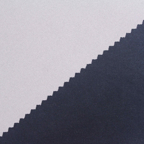 Polyester Viscose Stretch Scuba Knit Fabric, 290 gsm, 160 cm — Navy
