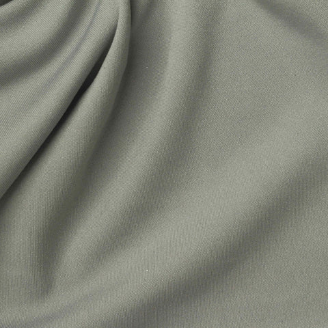 Viscose Polyester Stretch Interlock Knit Fabric, 250 gsm, 160 cm — Grey