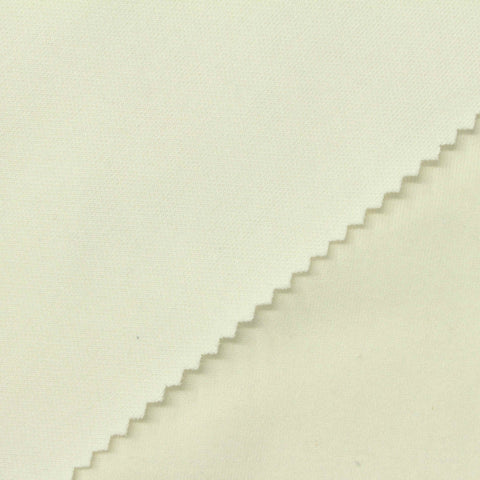 Cotton Polyester Scuba Knit Fabric, 198 gsm, 180 cm — Beige