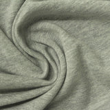 Light Grey Heathered-Marl Rib Knit, Poly-Cotton — photo 2