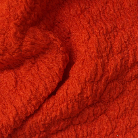 Polyester Stretch Warp Knit Fabric, 280 gsm, 172 cm — Red