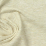 Light Cream Heather Piqué Knit, Polyester — photo 2