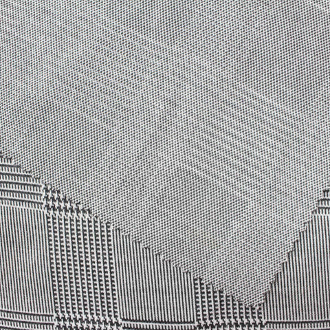 Black Plaid Jacquard, 250 gsm