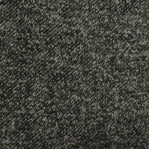 Black Marl French Terry, Poly-Viscose, 265 gsm